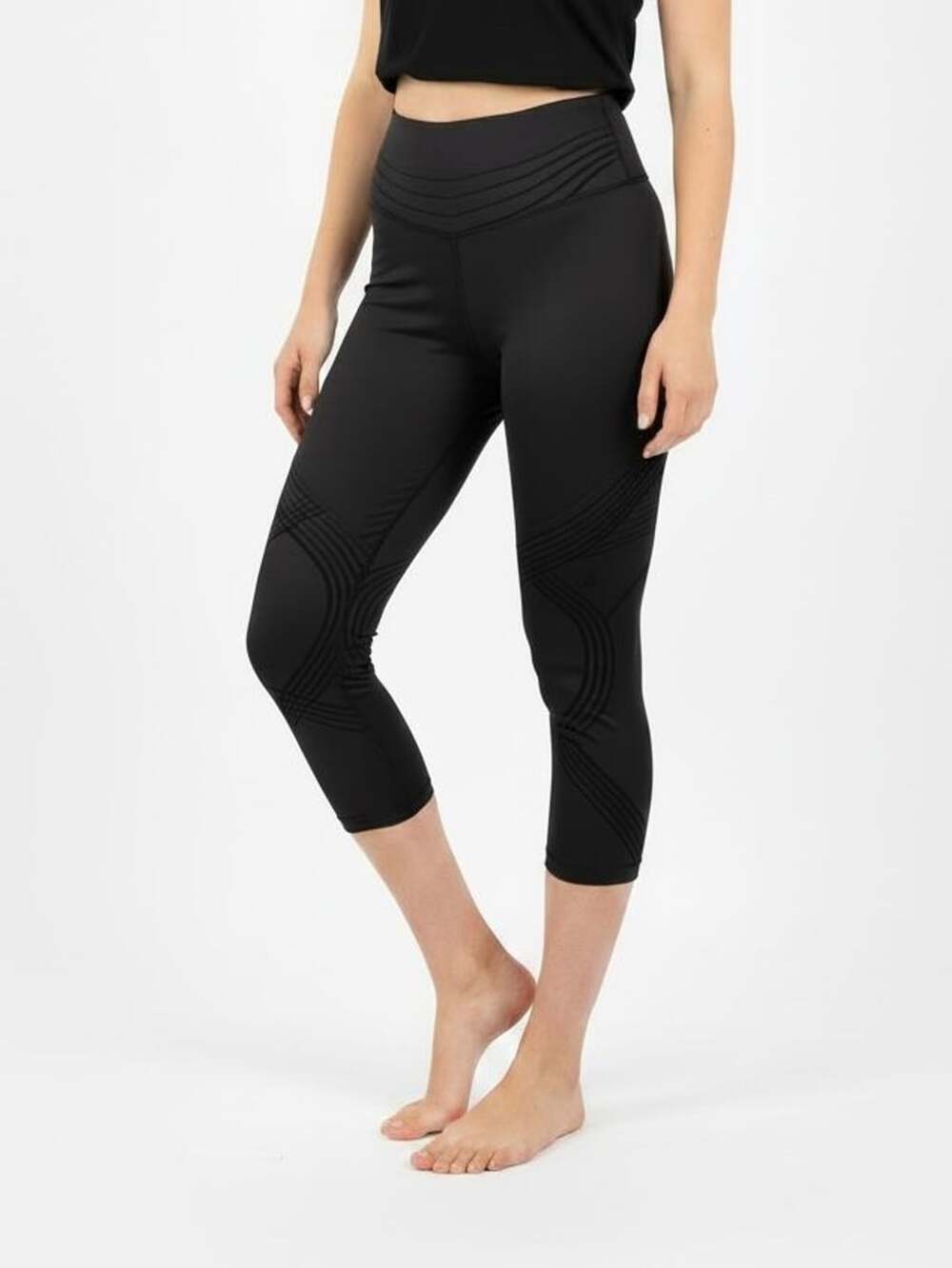 Fanka Body Sculpt 7/8 Leggings 2.0, Reversible Black, Size 12, NWT